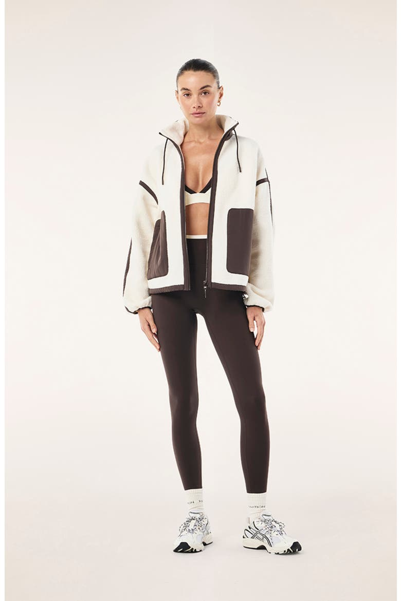 Lennon Jacket, Alternate, color, WHISPER WHITE/ COFFEE