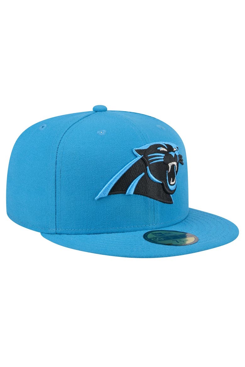 Men's New Era Blue Carolina Panthers 59FIFTY Fitted Hat, Alternate, color, Blue