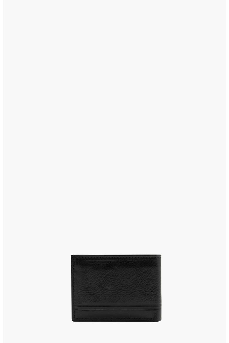 Gentleman Bifold Leather Wallet 583, Alternate, color, Black