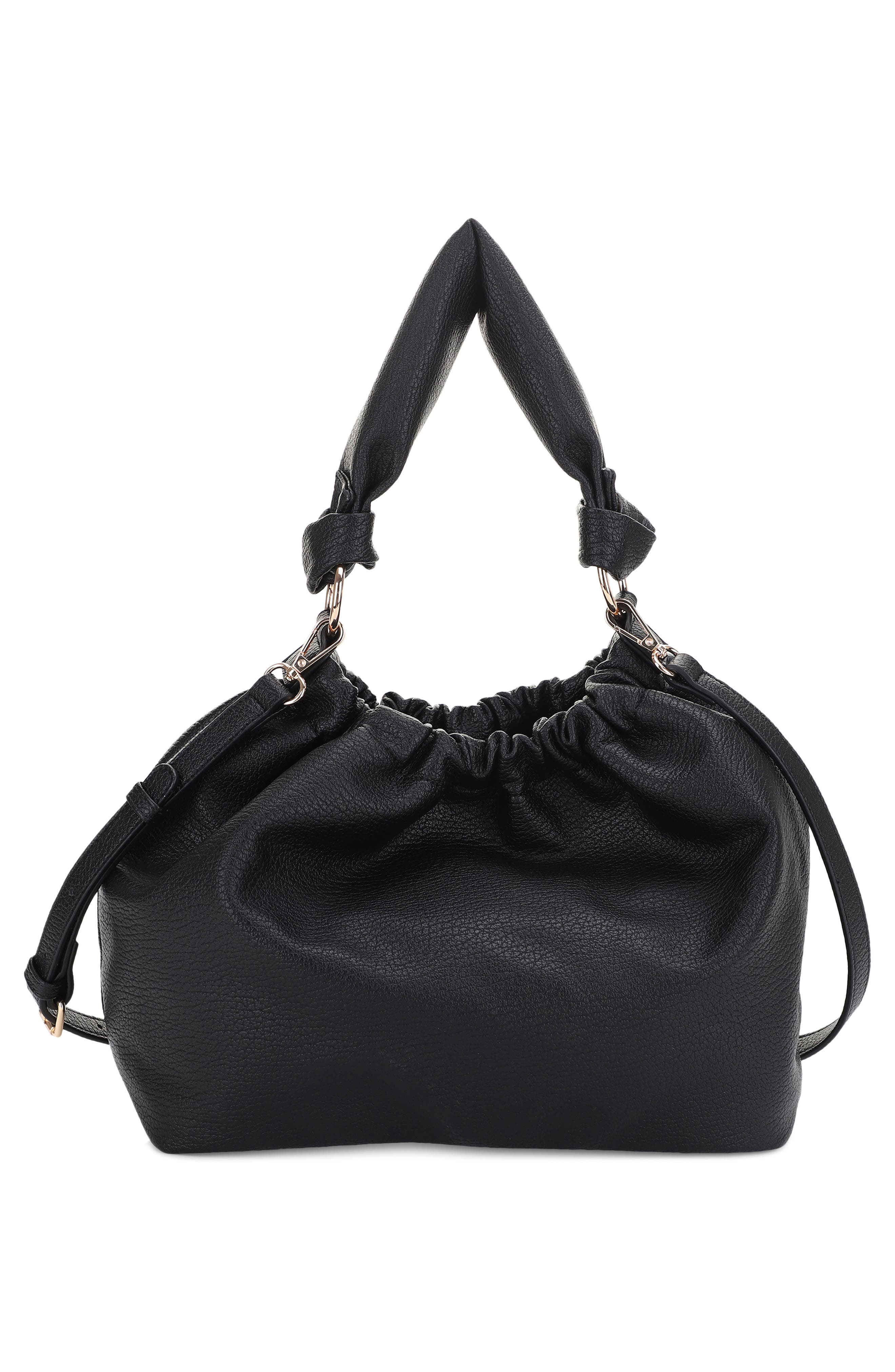 Mali + Lili Nala Recycled Vegan Leather Hobo Crossbody Bag, Alternate, color, 