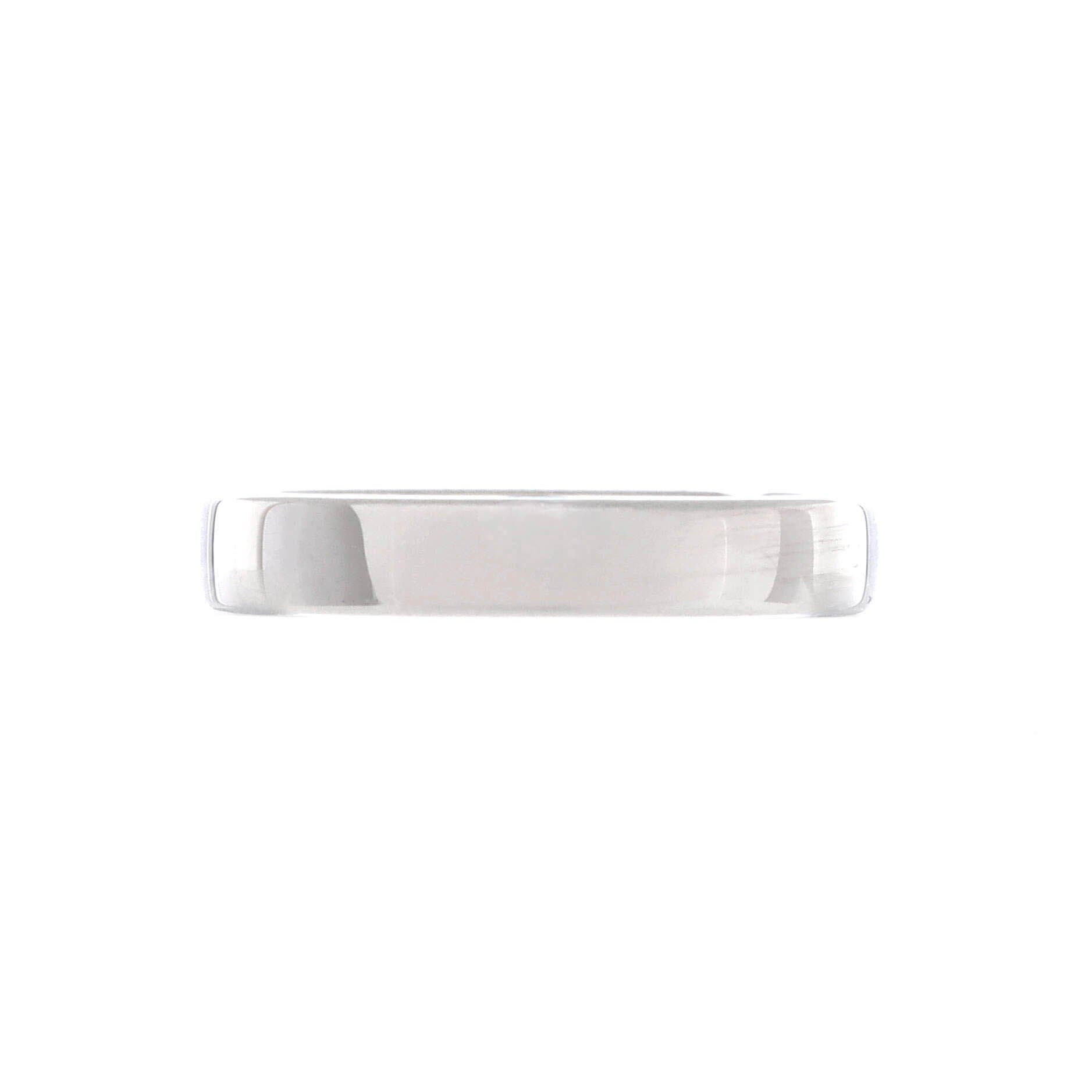 Ever Kelly Wedding Band Ring Platinum, Main, color, Metallic Silver