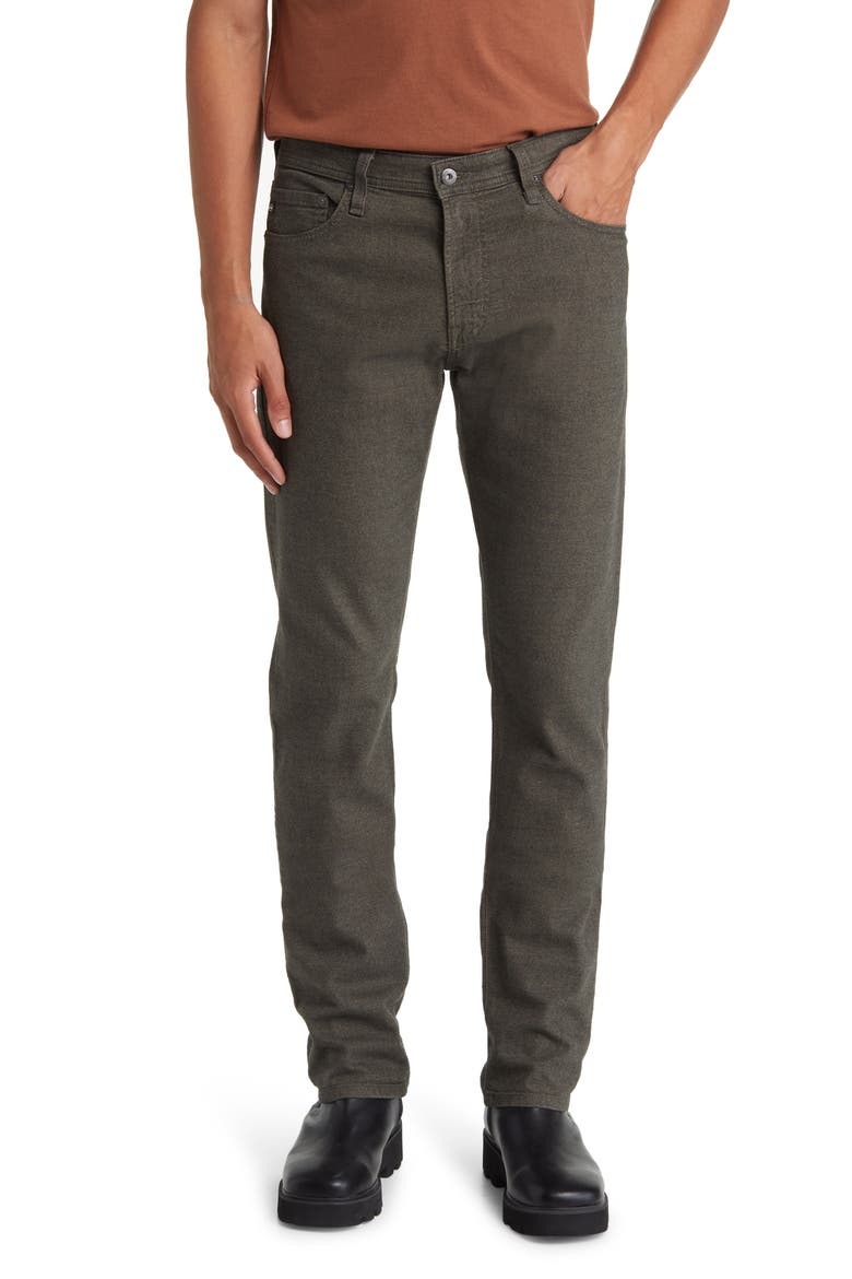 Everett Slim Straight Leg Pants, Main, color, FOREST MIST