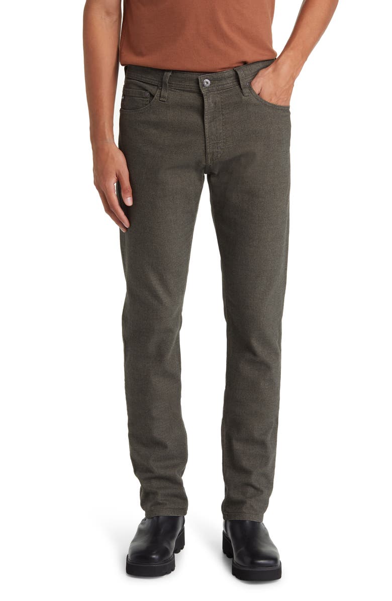 AG Everett Slim Straight Leg Pants, Main, color, Forest Mist