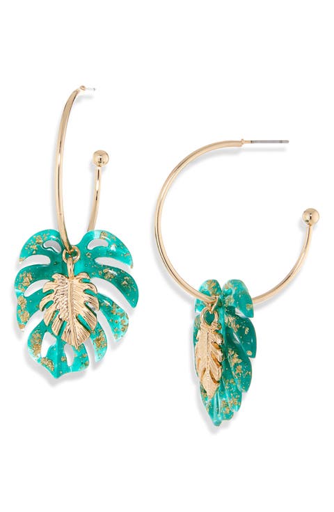 Star Burst Drop Earrings