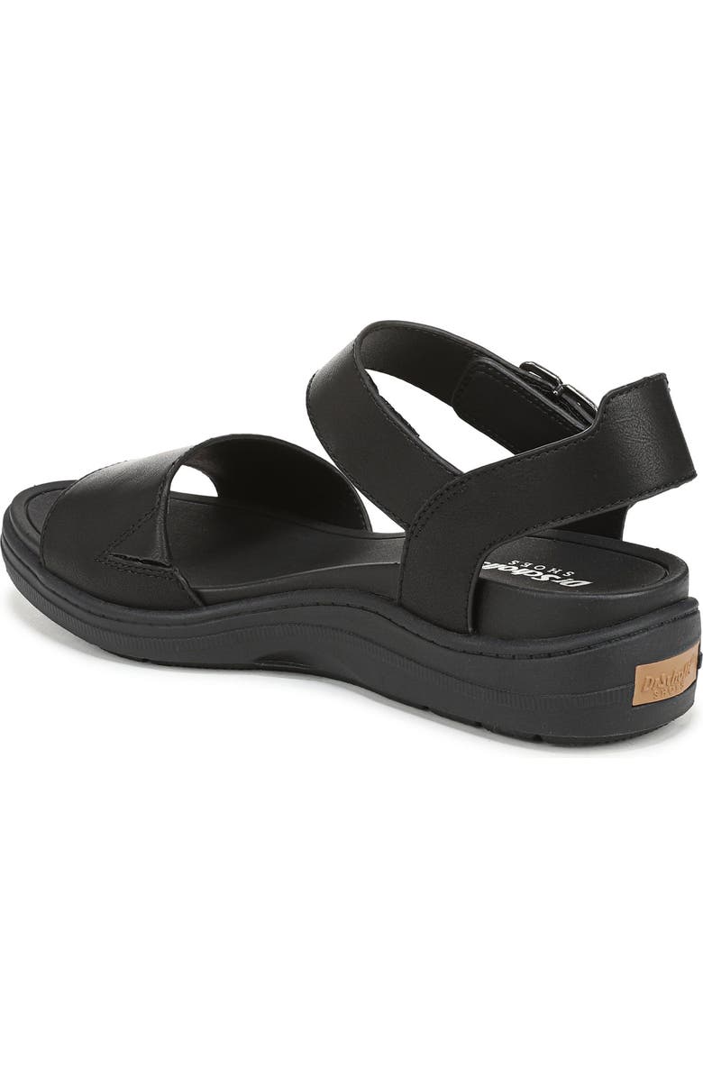 Dr. Scholl's Time Off Sky Ankle Strap Platform Sandal, Alternate, color, Black