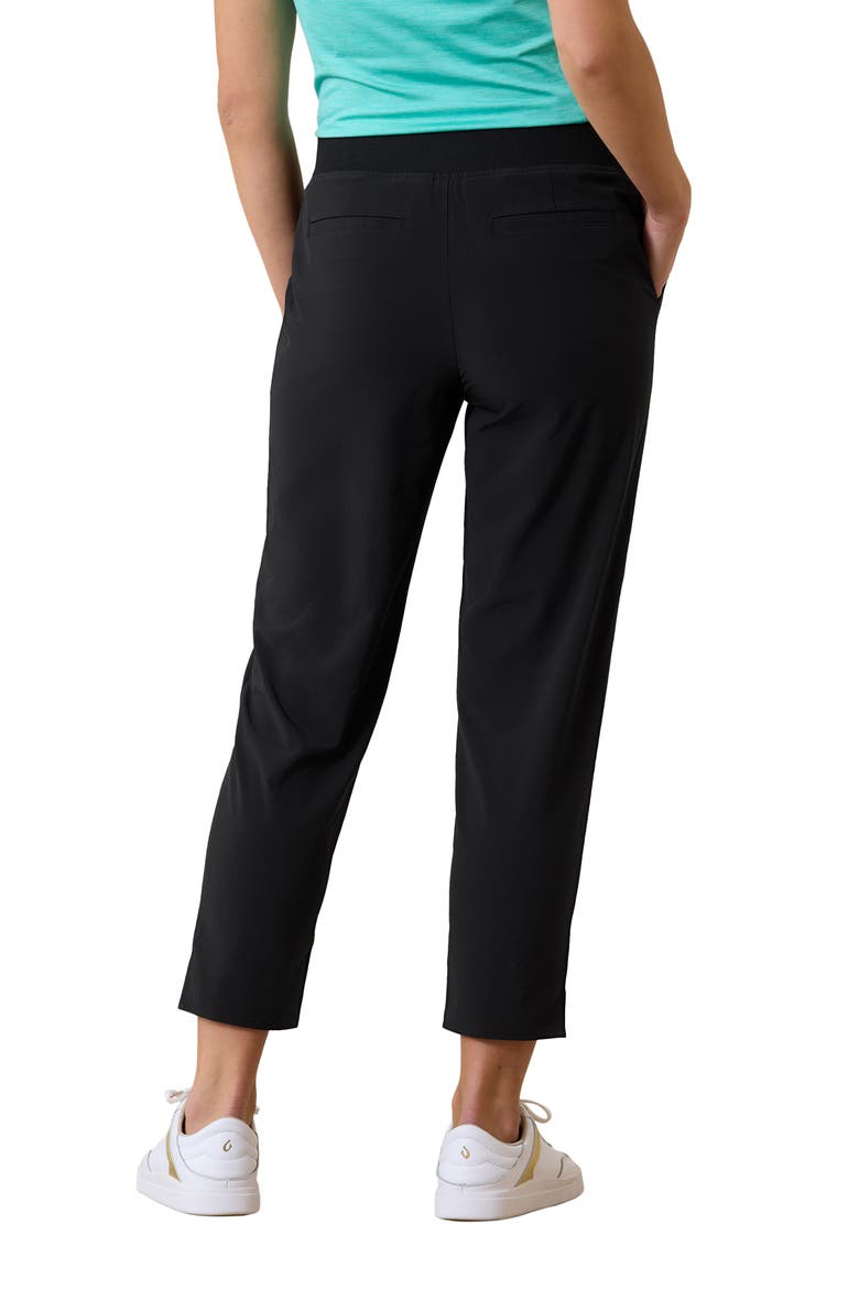 Alicia Easy Crop Pants, Alternate, color, BLACK