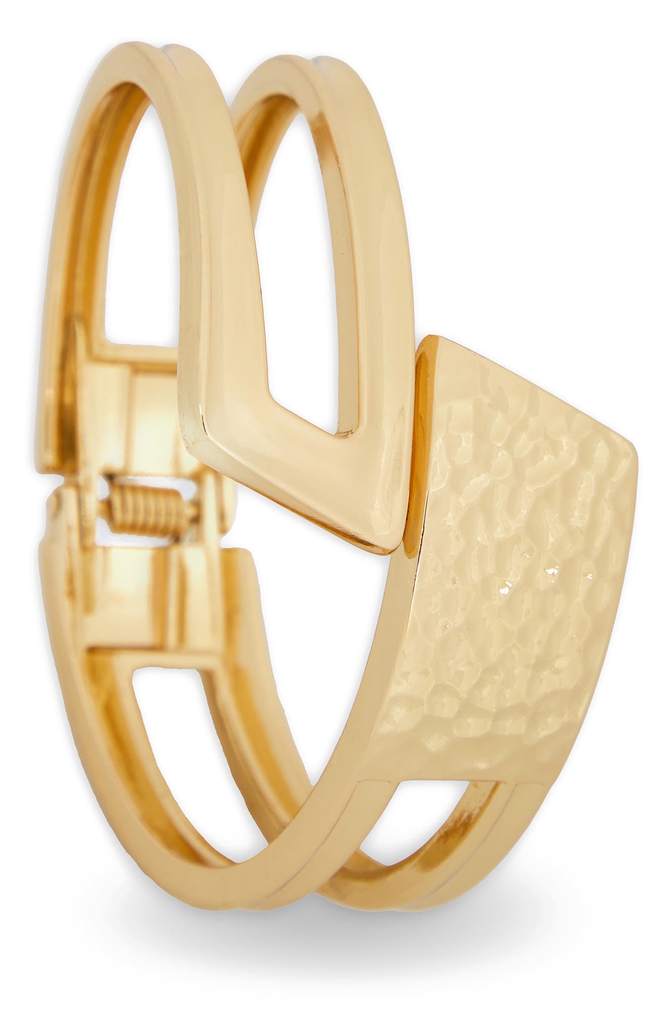 SAACHI Geometric Hinged Bypass Bracelet