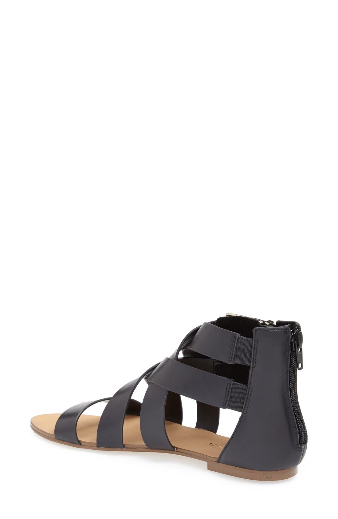 NANCIE SANDAL, Alternate, color, BLACK