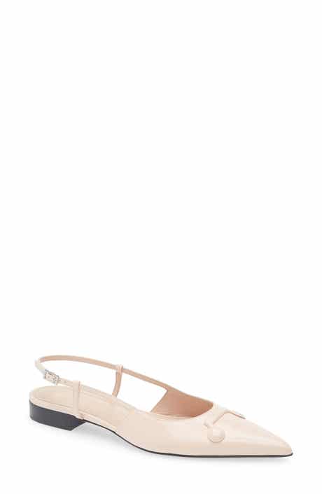 Marni Trunkaroo Pointed Toe Slingback Flat