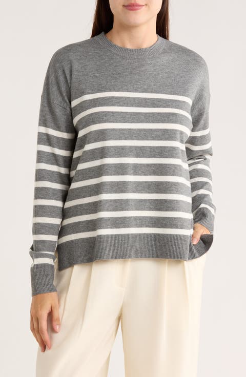 Stripe Crewneck Sweater