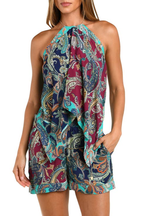 Bessarabian Paisley Cover-Up Top