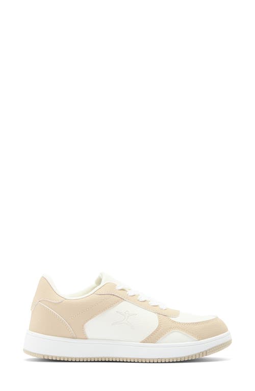 Danskin Two-toned Court Sneaker In Natural/natural