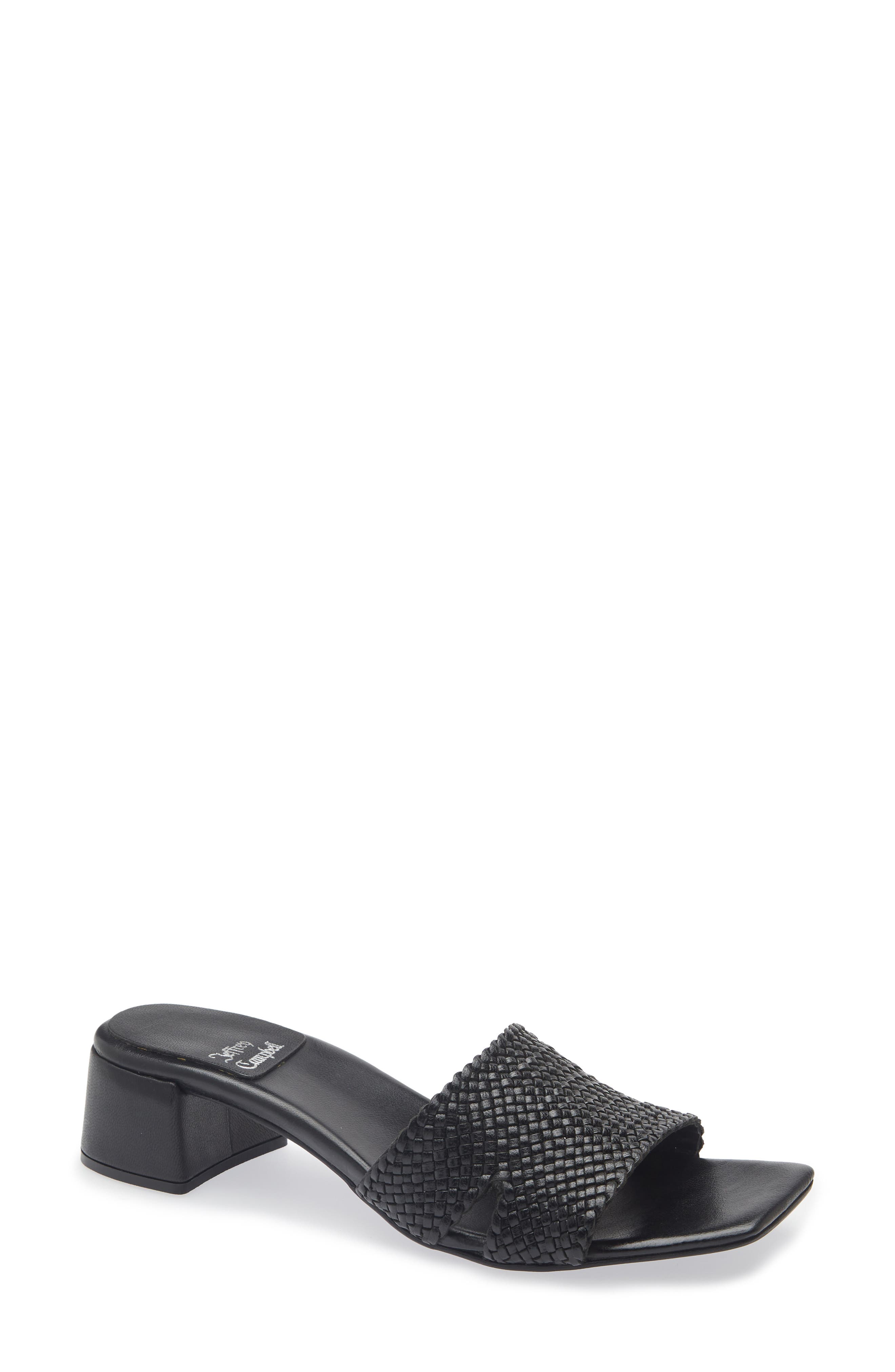 Jeffrey Campbell Coen Slide Sandal, Main, color, Black