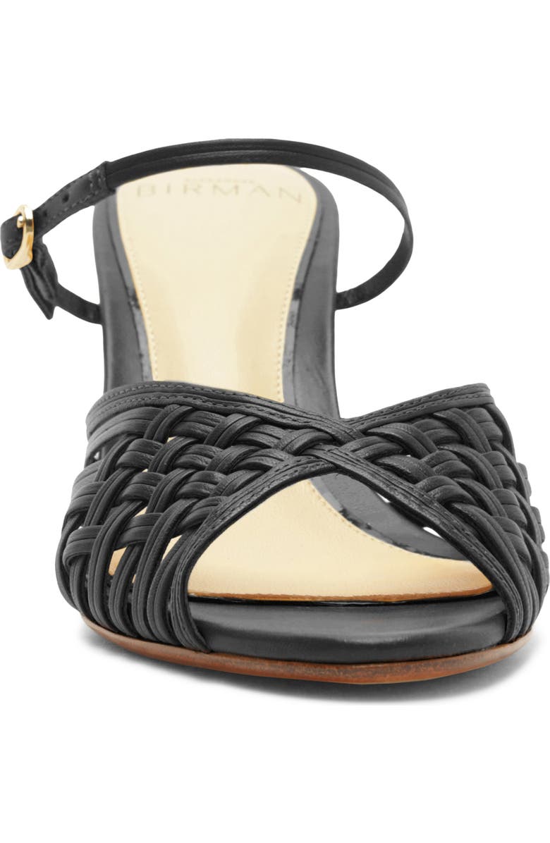 Alexandre Birman Lilian Woven Wedge Slide Sandal, Alternate, color, Black