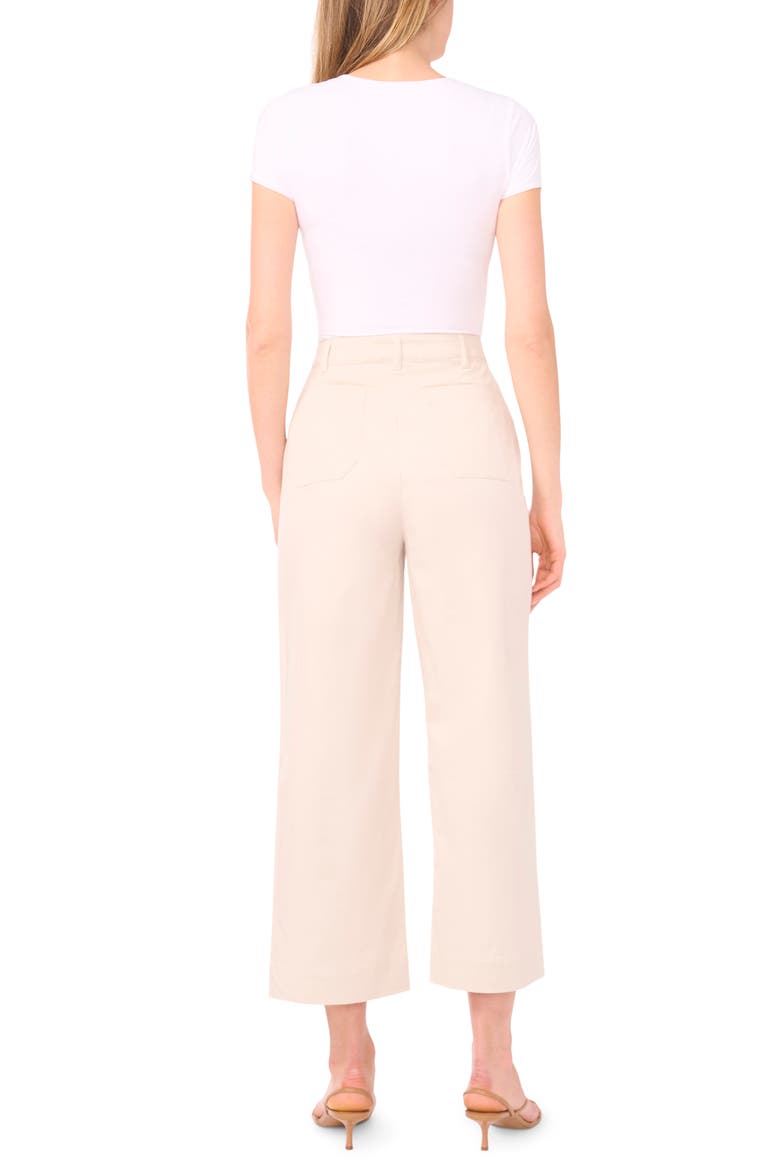 Patch Pocket Crop Twill Pants, Alternate, color, MOONBEAM