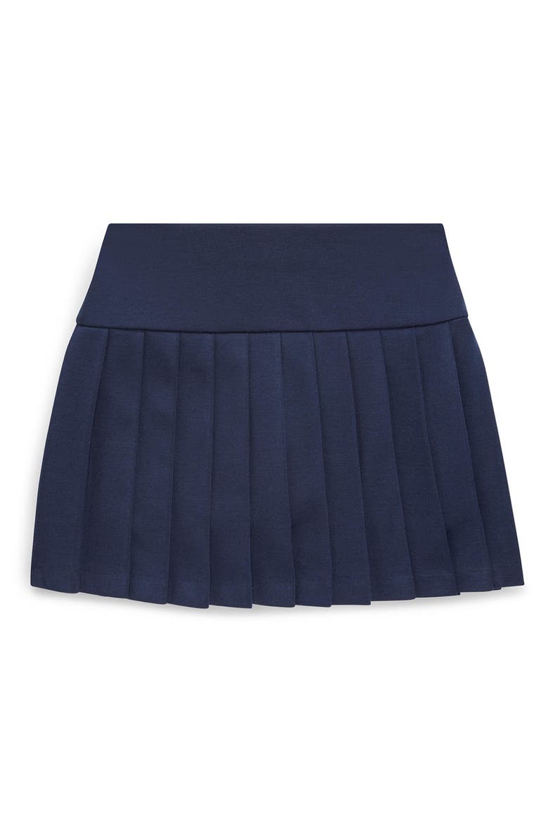 Polo Ralph Lauren Kids' Pleated Ponte Skort, Alternate, color, Navy