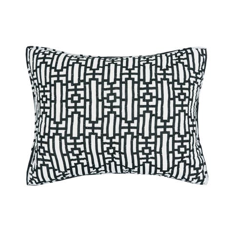 Naya Geometric Cotton Standard Pillow Sham