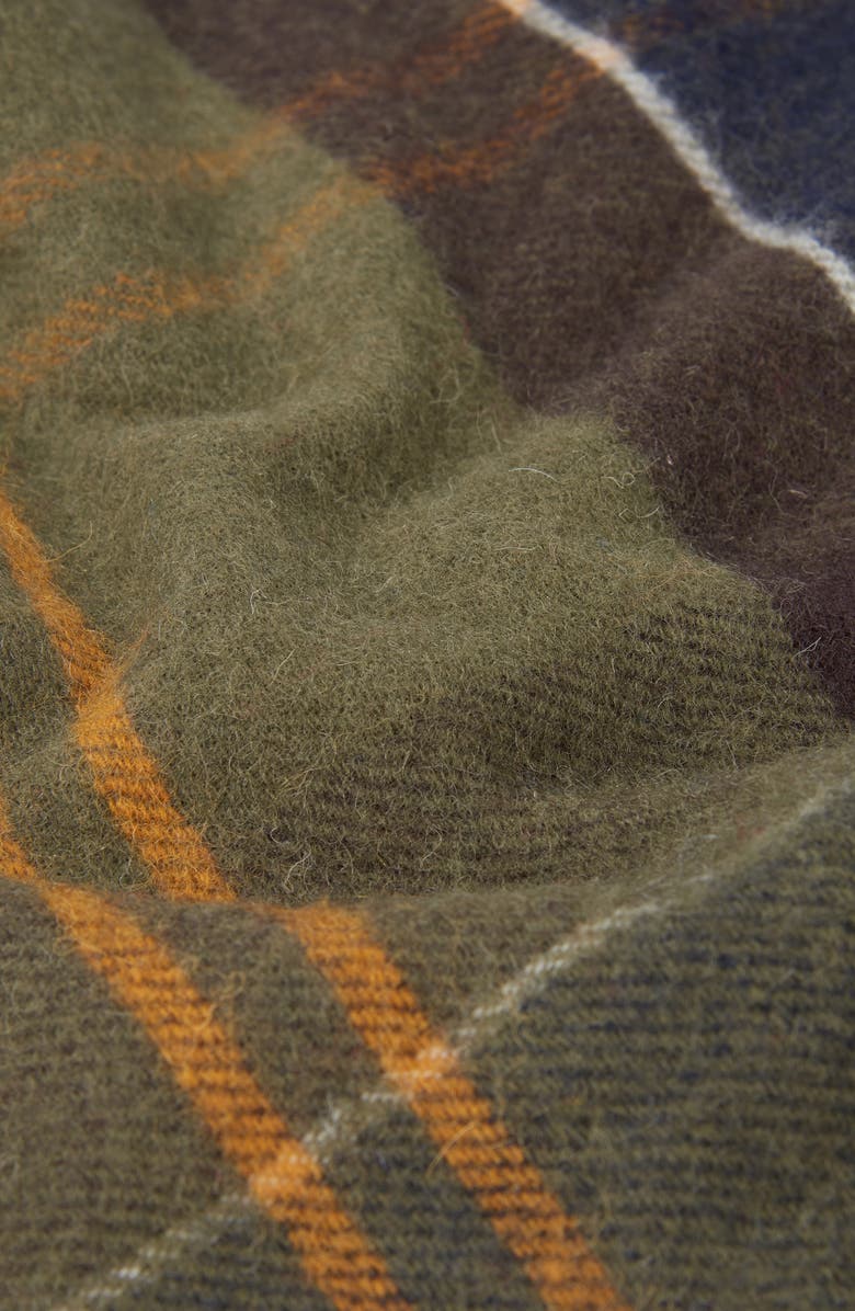 Barbour Inverness Tartan Wool Scarf, Alternate, color, Classic Tartan