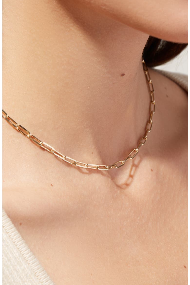 Link Chain Necklace - Laura Bold, Alternate, color, Gold