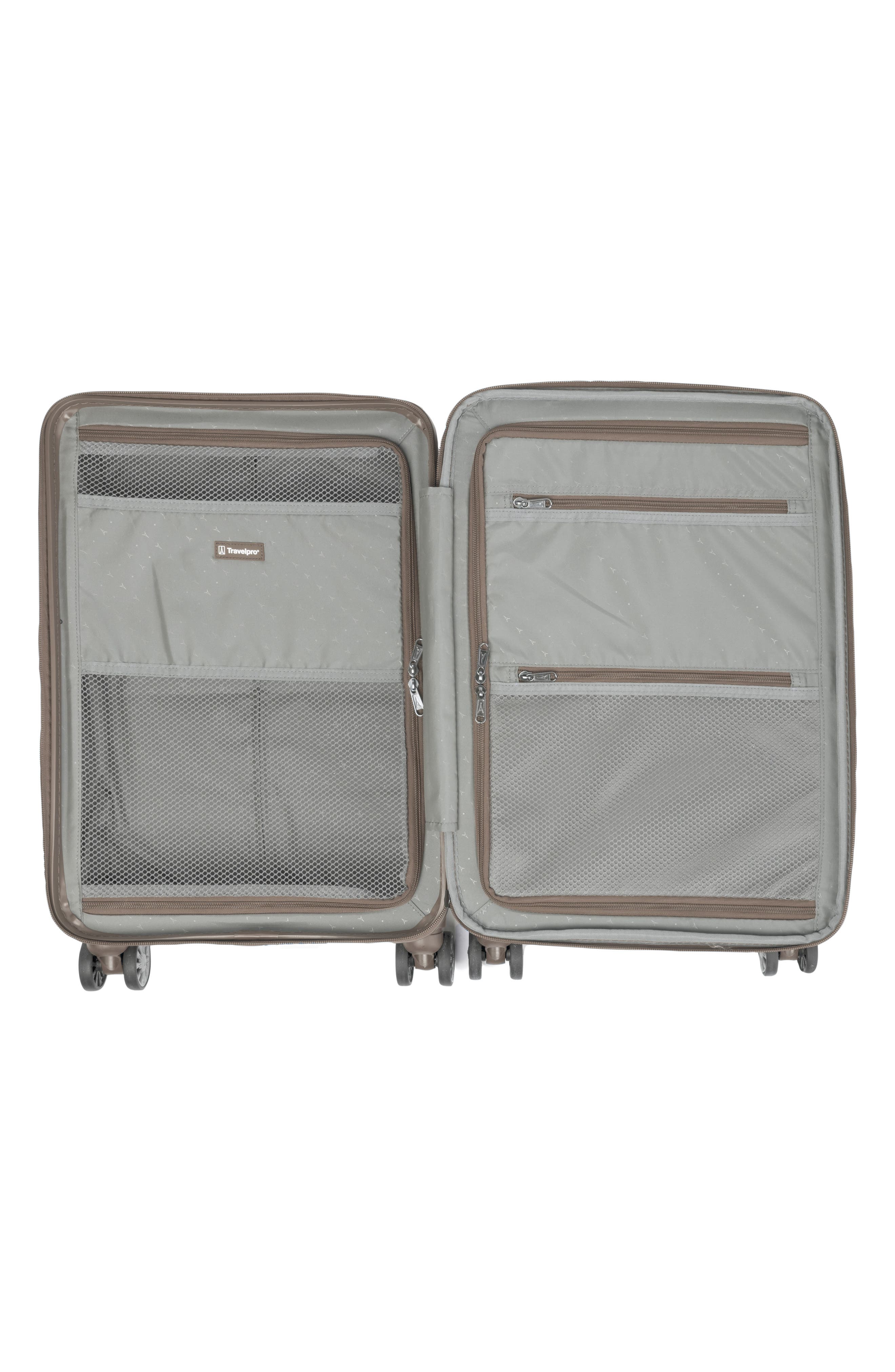 TRAVELPRO Rollmaster<sup>™</sup> Lite 2 20-Inch Expandable Carry-On Hardside Spinner Luggage, Alternate, color, Espresso Black Brushed