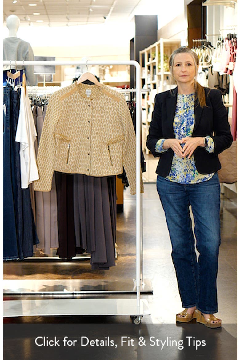 Brocade Jacquard Fringe Jacket video