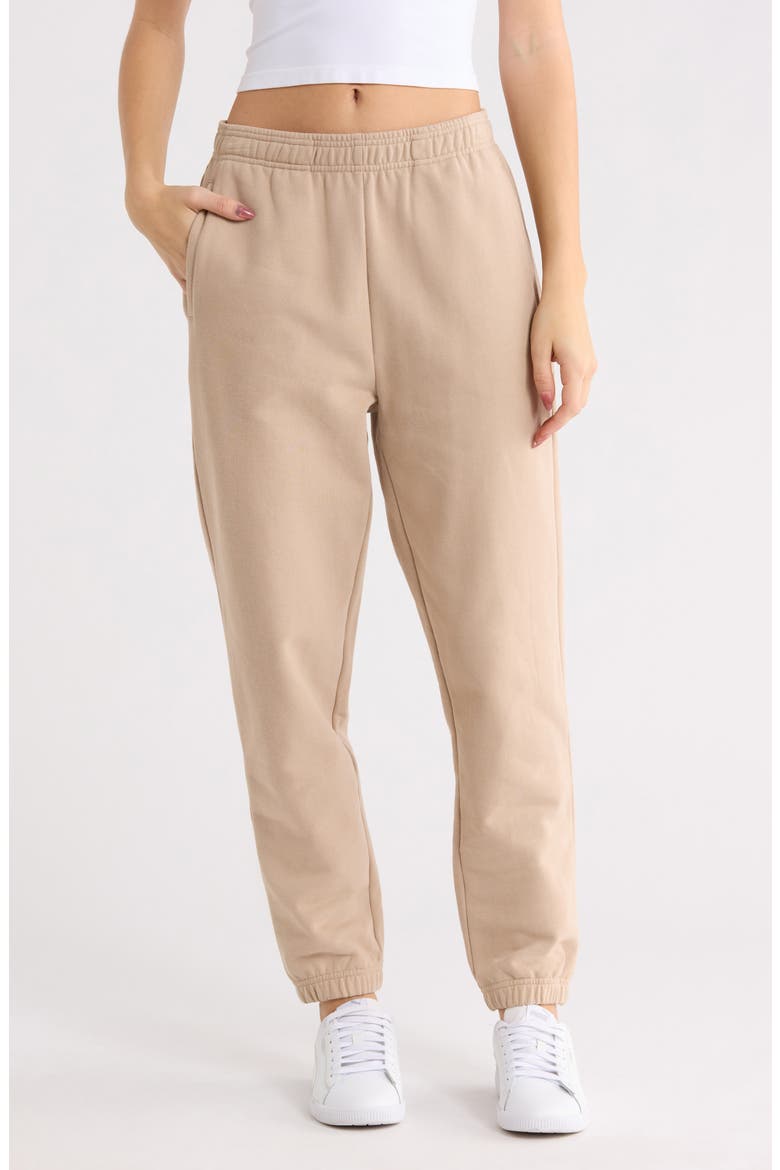 French Terry Sweatpants, Main, color, TAUPE