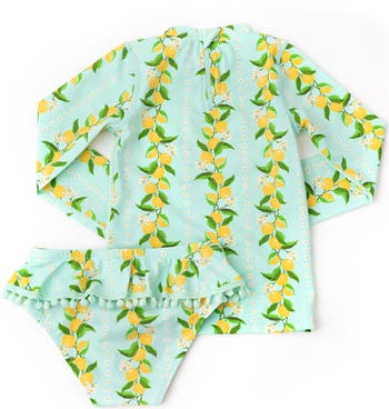 Kids' Citrus Grove Two-Piece Rashguard Swimsuit