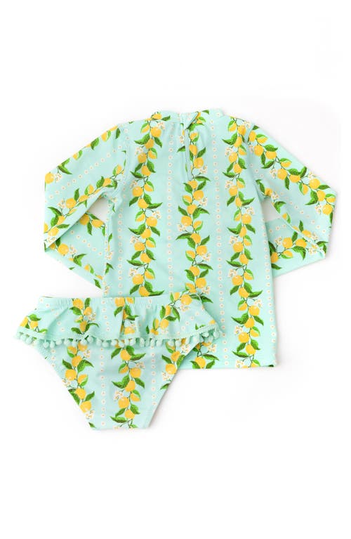 SHADE CRITTERS SHADE CRITTERS KIDS' CITRUS GROVE TWO-PIECE RASHGUARD SWIMSUIT