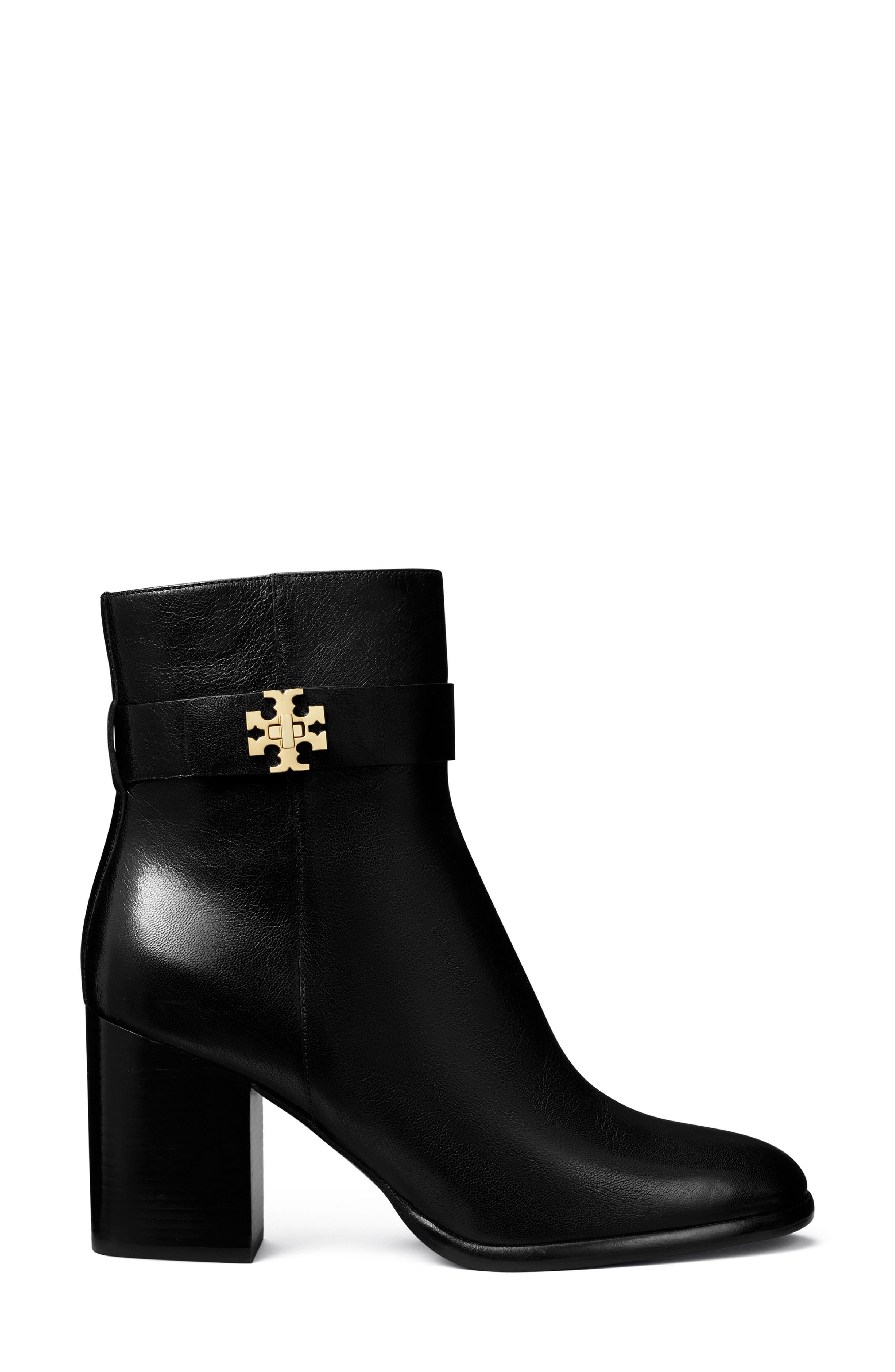 Tory Burch T Lock Bootie, Alternate, color, Perfect Black