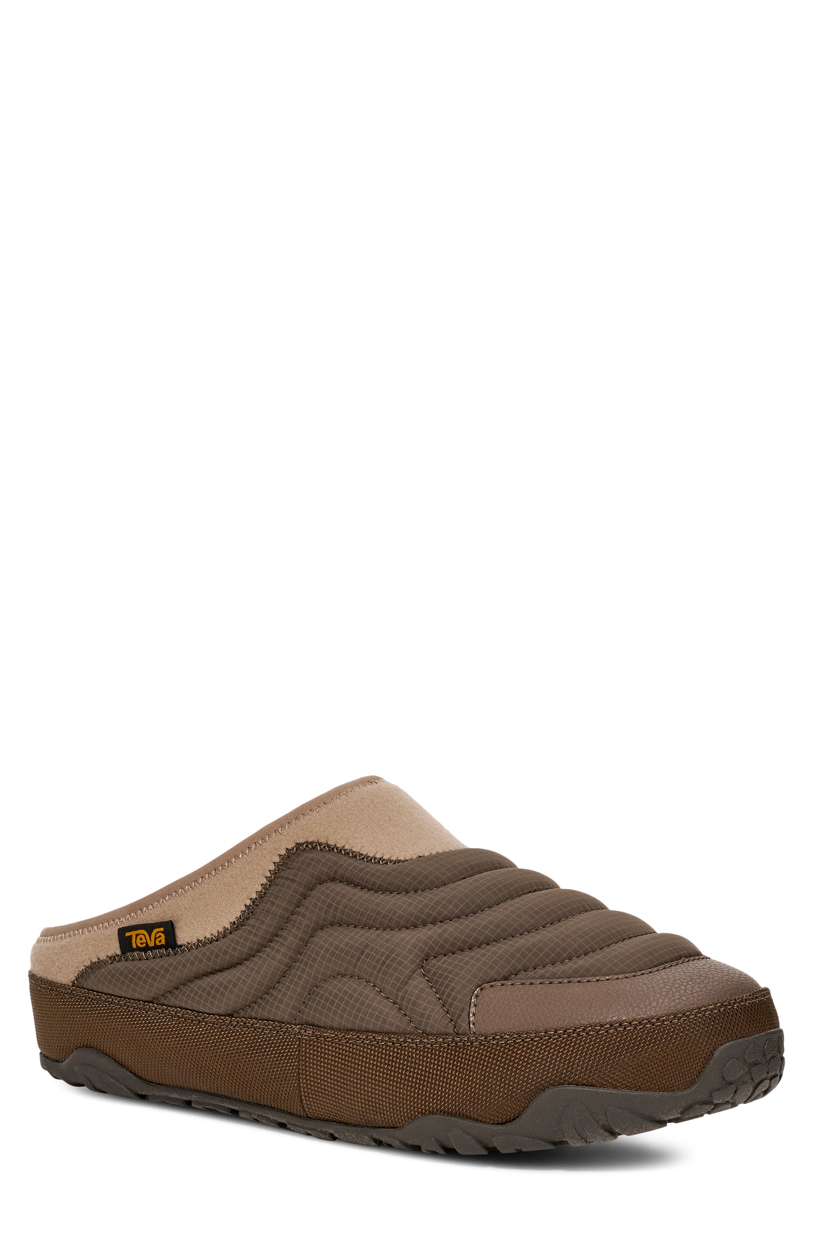 ReEmber Terrain Quilted Mule, Main, color, CHOCOLATE CHIP