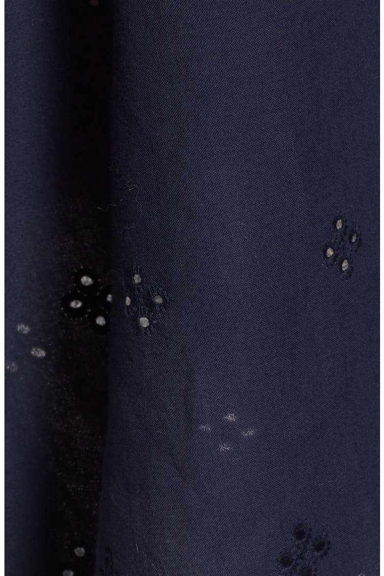 Off the Shoulder Eyelet Top, Alternate, color, TWILIGHT