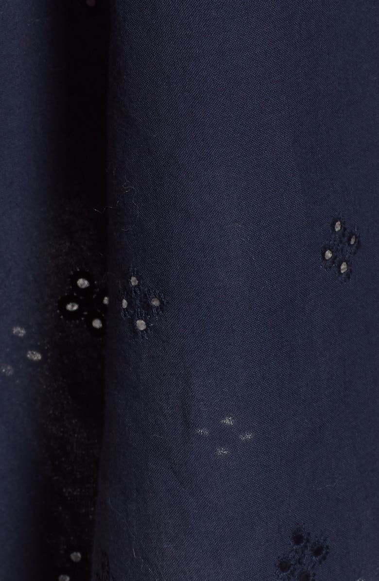 Madewell Off the Shoulder Eyelet Top, Alternate, color, 