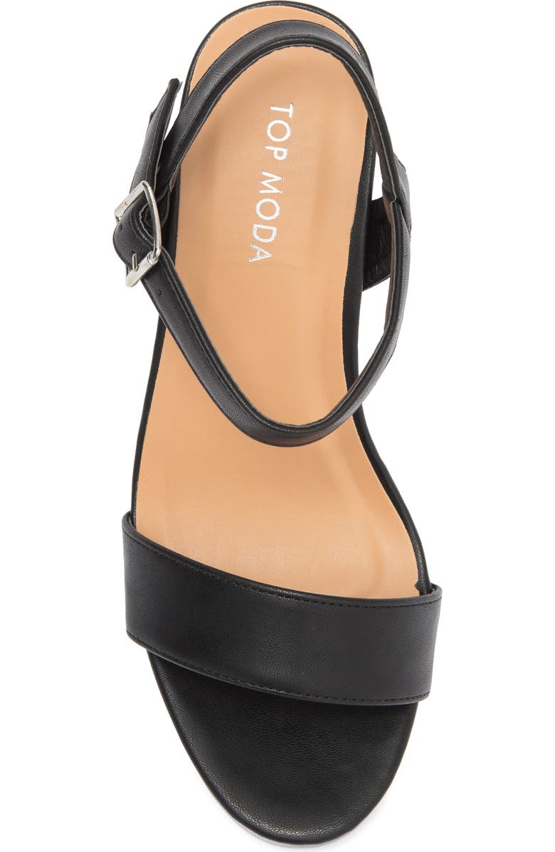 TOP GUY SHOES Beverly Platform Sandal, Alternate, color,