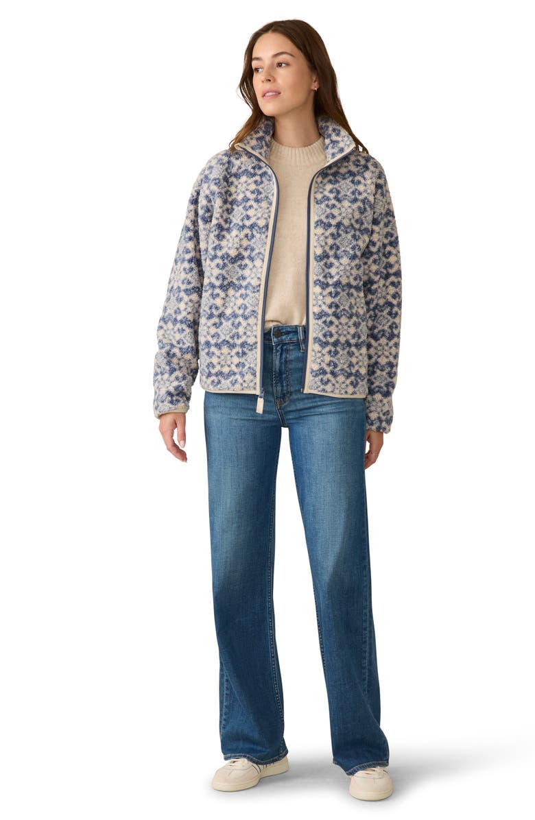 Faherty Fireside Fleece Zip Jacket, Alternate, color,