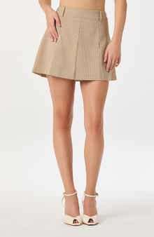 ASTR the Label Pleat Plaid Miniskirt