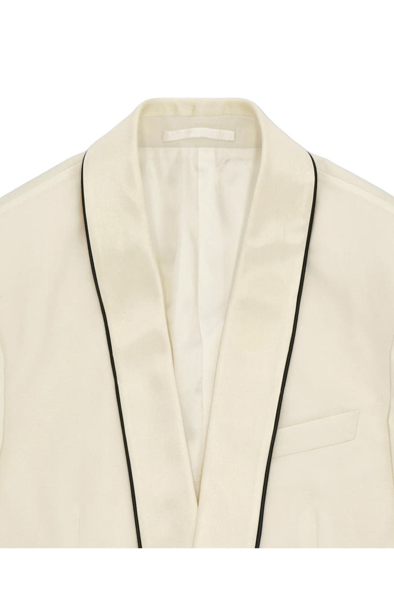 Fortela Fresco Wool Single-Breasted Tuxedo Suit, Alternate, color, Ecru
