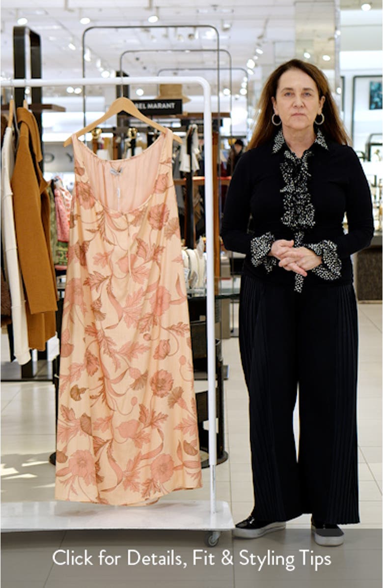 Bowman Floral Cotton Maxi Dress, sales video thumbnail
