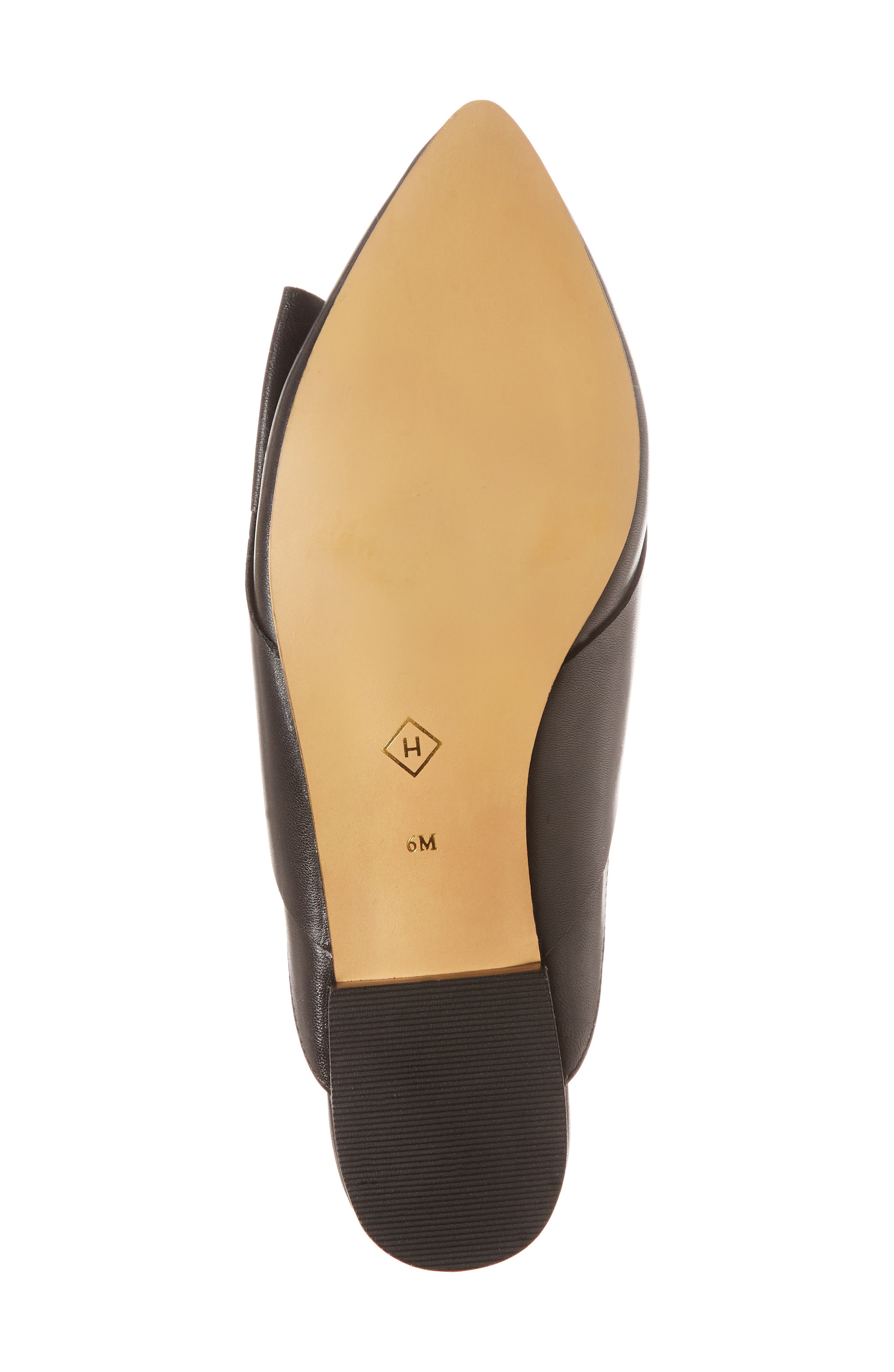 Coral Mule, Alternate, color, BLACK LEATHER