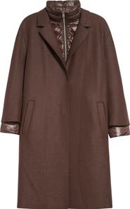 Herno Layered Mixed Media Down Jacket