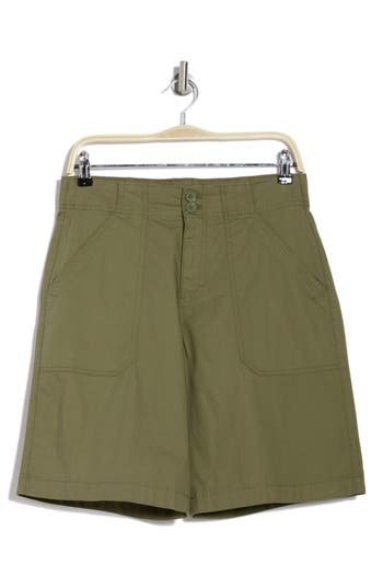Sanctuary Refined Bermuda Shorts In Field Green
