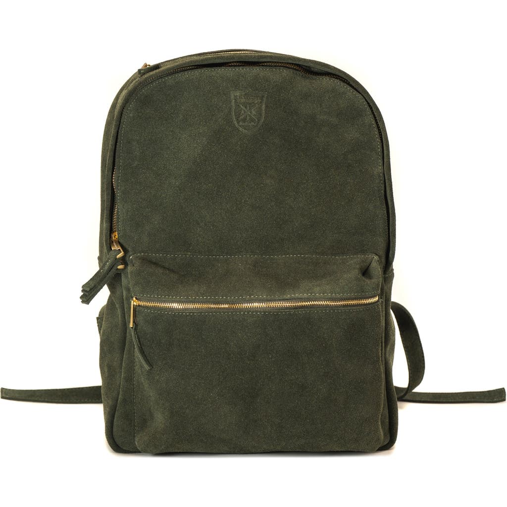 Sabandija Duke Suede Backpack In Green