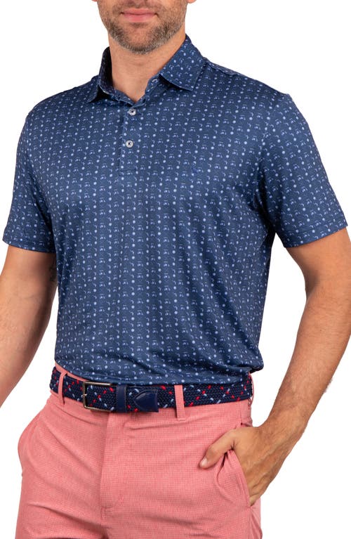 Tailorbyrd Golf Carts Performance Polo In Blue