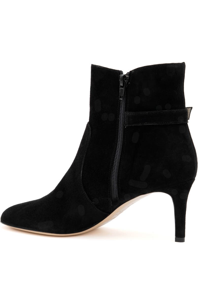 Amalfi by Rangoni Lucario Bootie, Alternate, color, Black Cashmere Gold Buckle