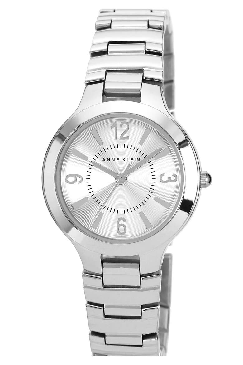 Round Bracelet Watch, 32mm, Main, color, SILVER
