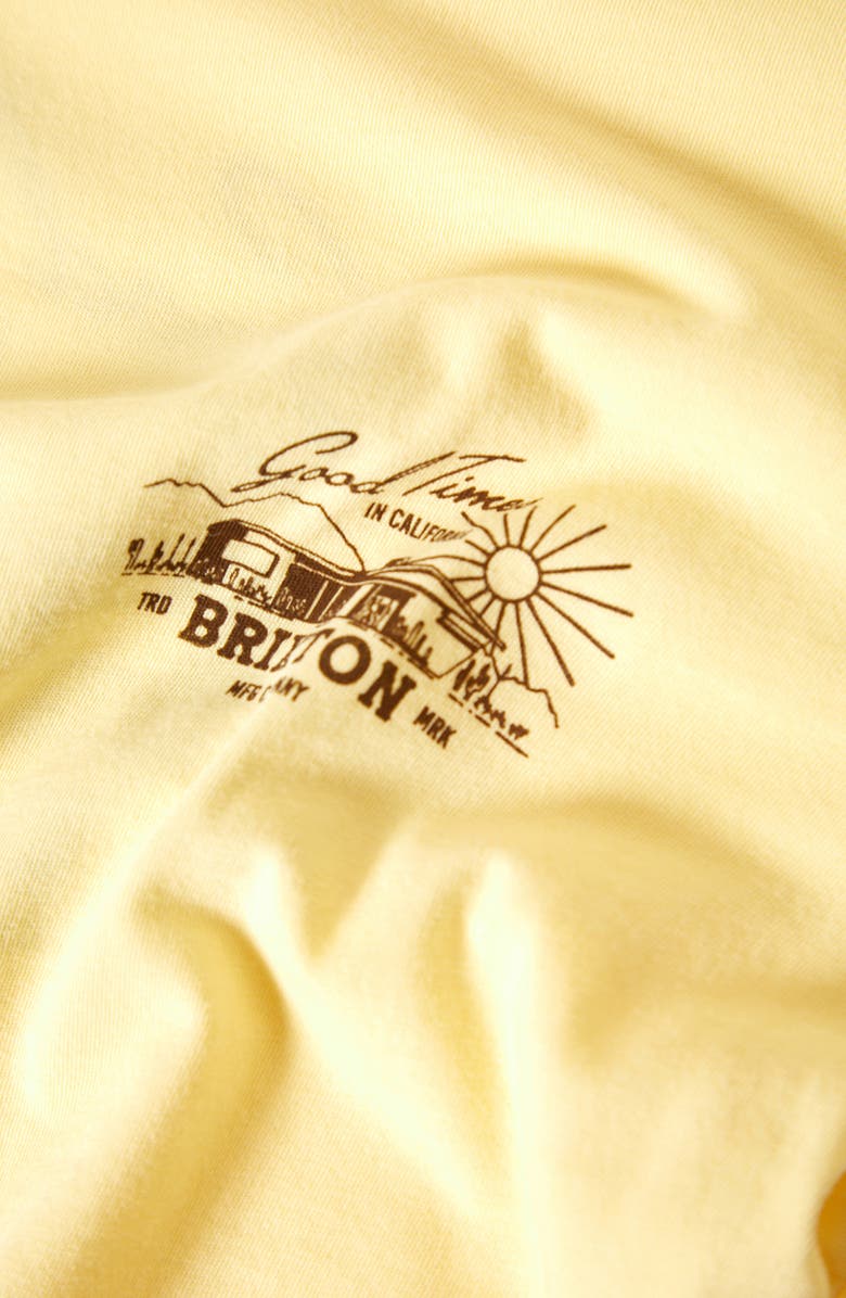 Brixton Good Times Cotton Graphic T-Shirt, Alternate, color, Panna Cotta