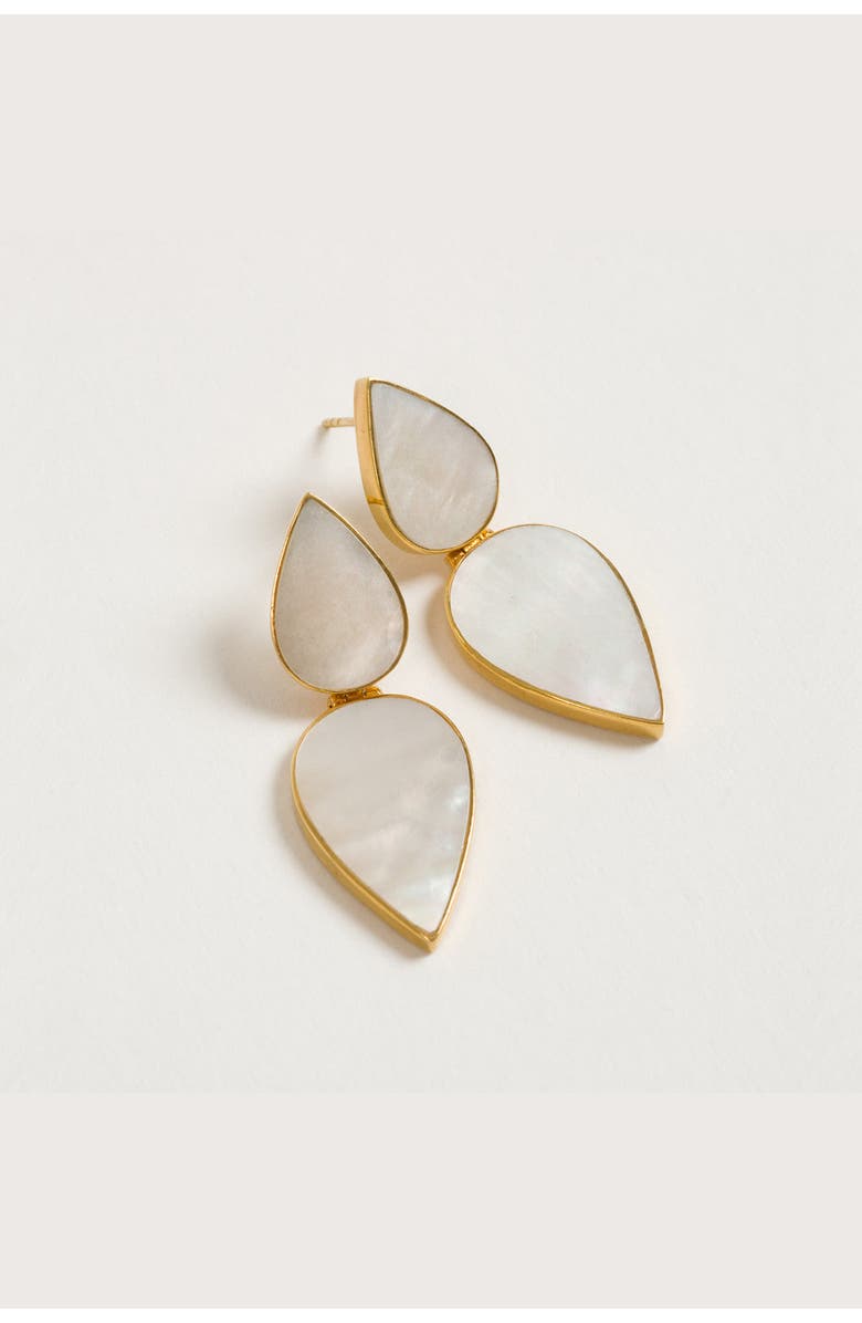 Freya Rose Warrioress Mother of Pearl Pear Drops, Alternate, color, Pear Drop