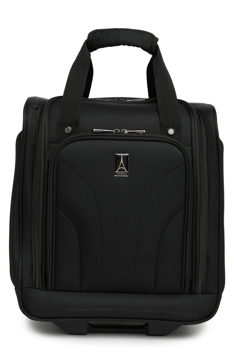 Pilot Air™ Elite Rolling Underseat Bag, Main, color, BLACK