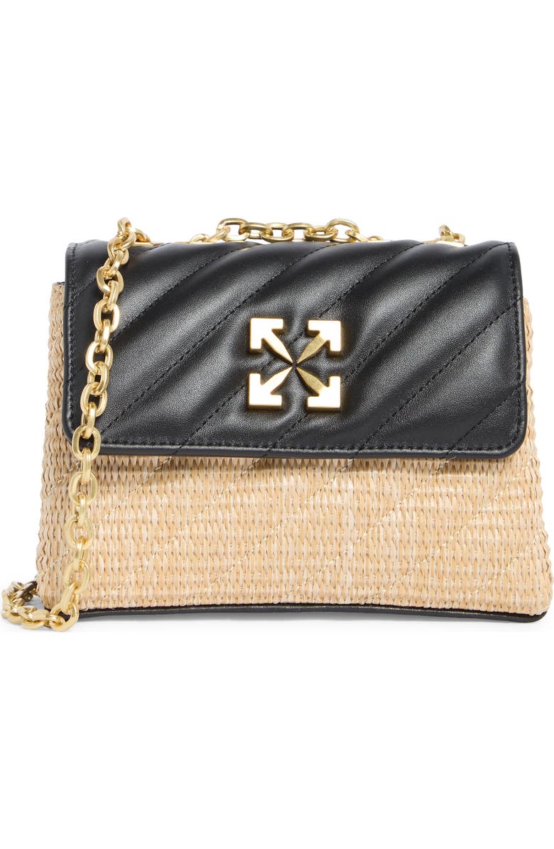 Off-White Jackhammer Convertible Shoulder Bag, Main, color, Black