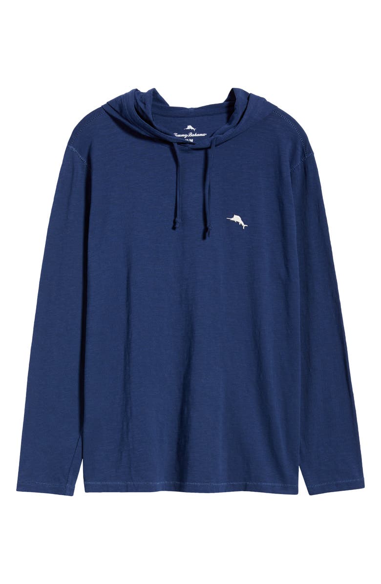 Tommy Bahama Shady Haven Lux Hoodie, Alternate, color, Island Navy