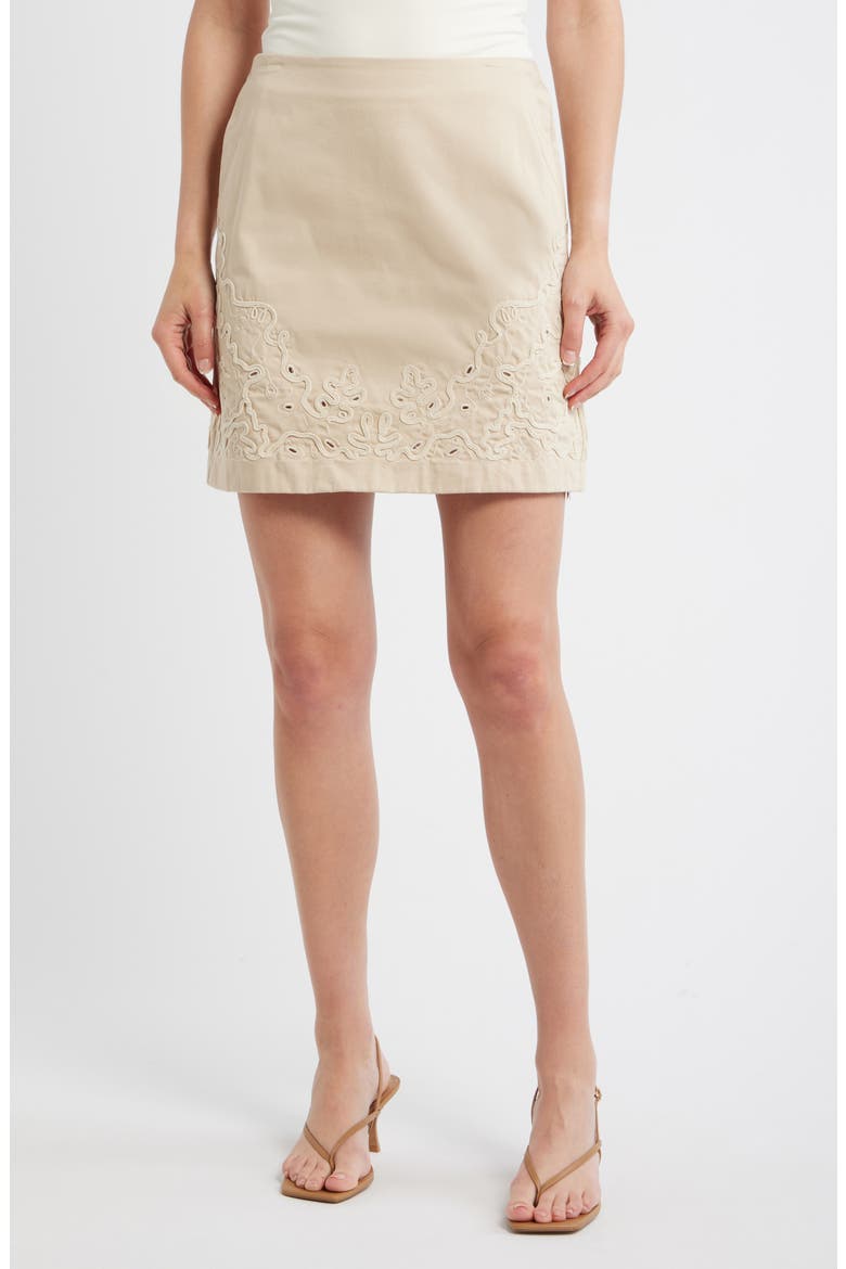 Miniskirt, Main, color, SOFT SAND